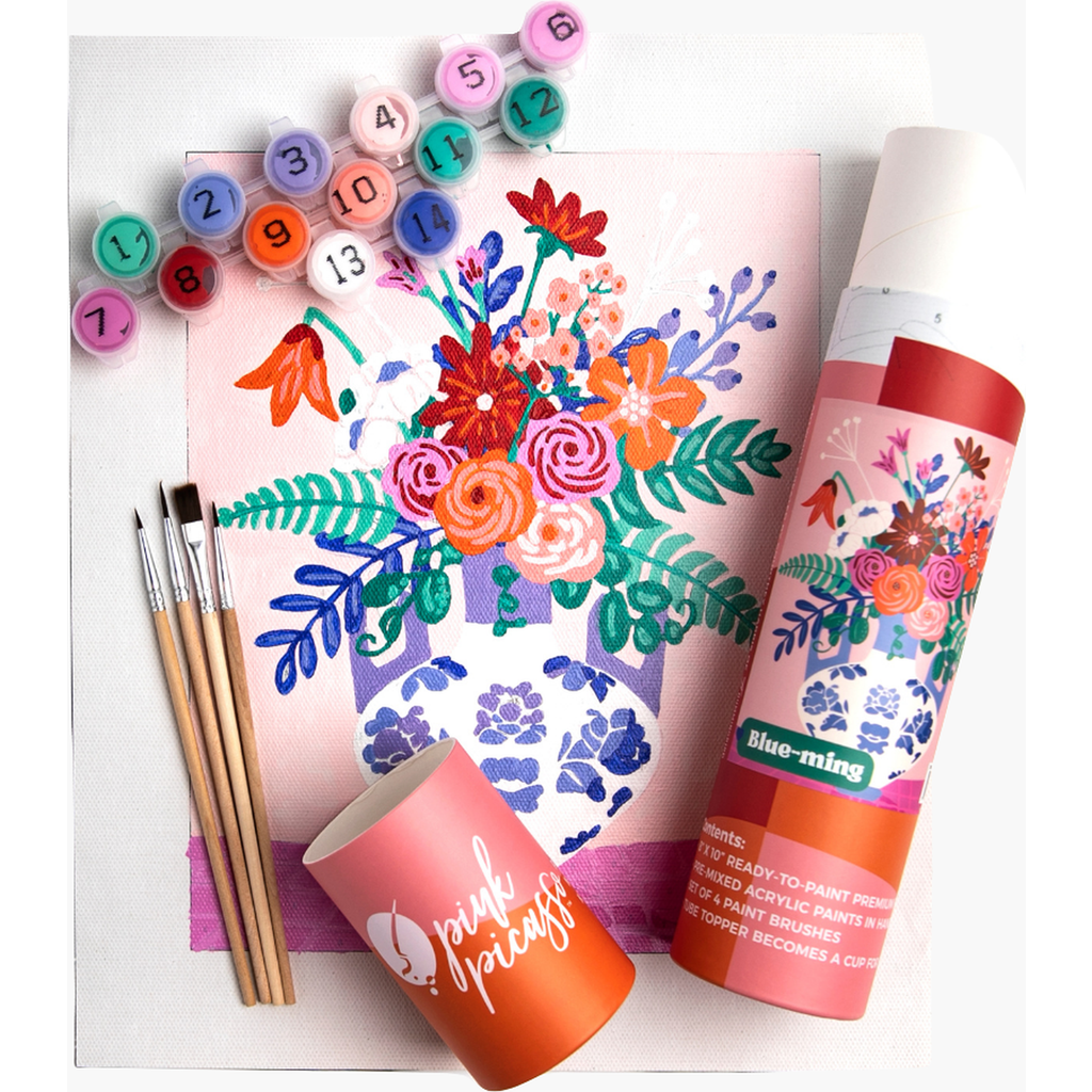 Pink Picasso Kits Blooming Paint by Numbers Kit in Multicolor  product