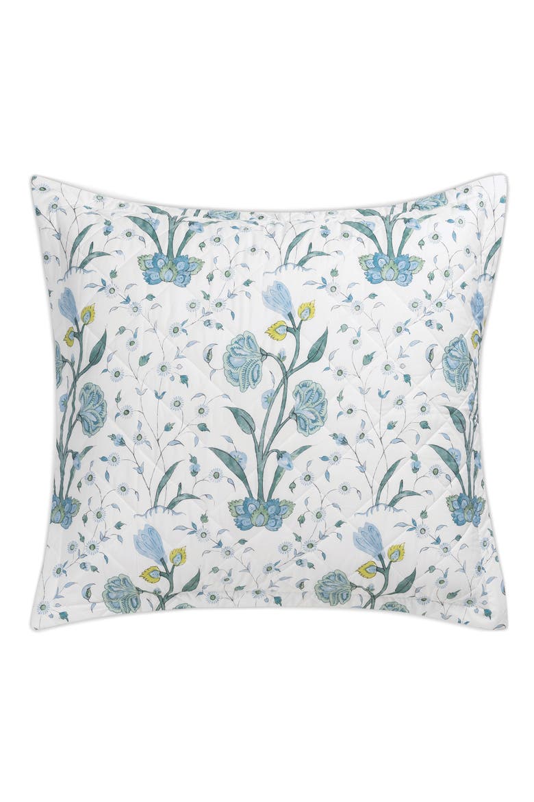 Khilana Quilted Euro Sham, Main, color, BLUE
