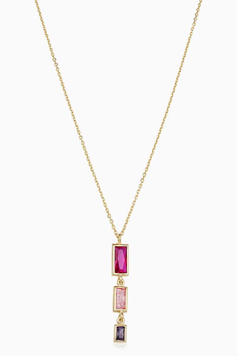 14K Gold Fresco Pendant Necklace