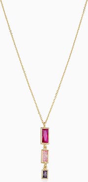 Oradina 14K Gold Fresco Pendant Necklace