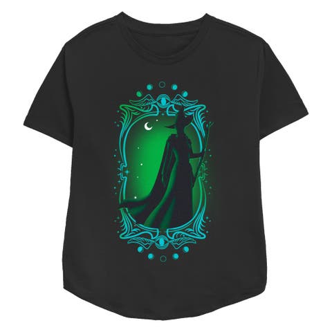 Women's Wicked Elphaba Silhouette Frame  Graphic T-Shirt