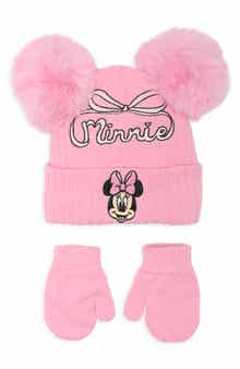 Kids' Minnie Mouse Beanie and Mittens Set