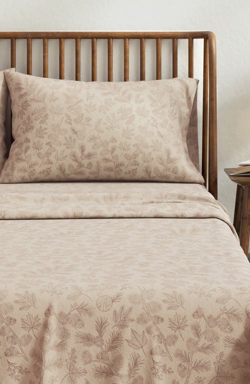 Woven & Weft Lodge 4-piece Flannel Bed Sheet Set In Nude