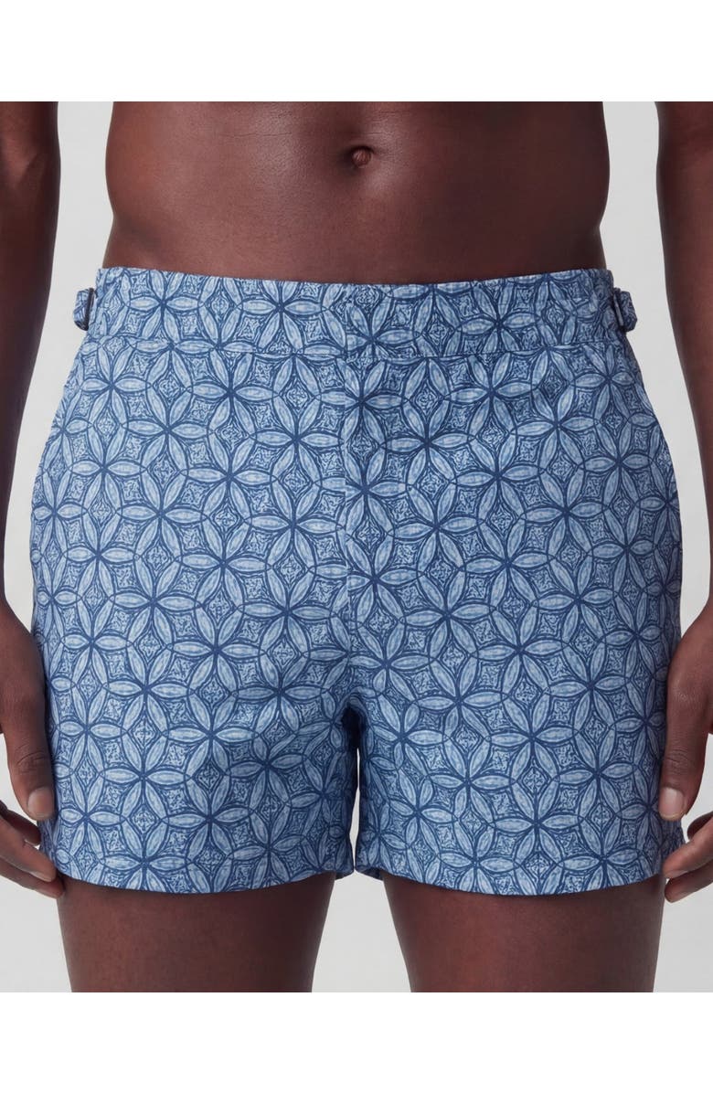 Lords of Harlech Tribal Mens Swim Tailored Short, Alternate, color, Tribal Blue