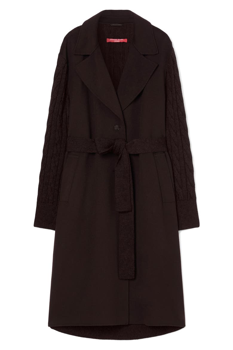 Zarina Mixed Media Virgin Wool Blend Coat (Women) | Nordstrom