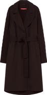Marina Rinaldi Zarina Mixed Media Virgin Wool Blend Coat