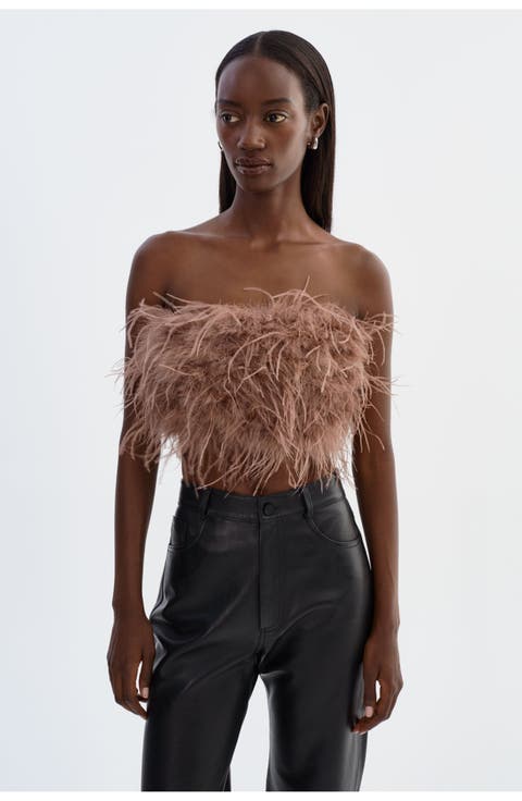 Zaina | Feather Bustier