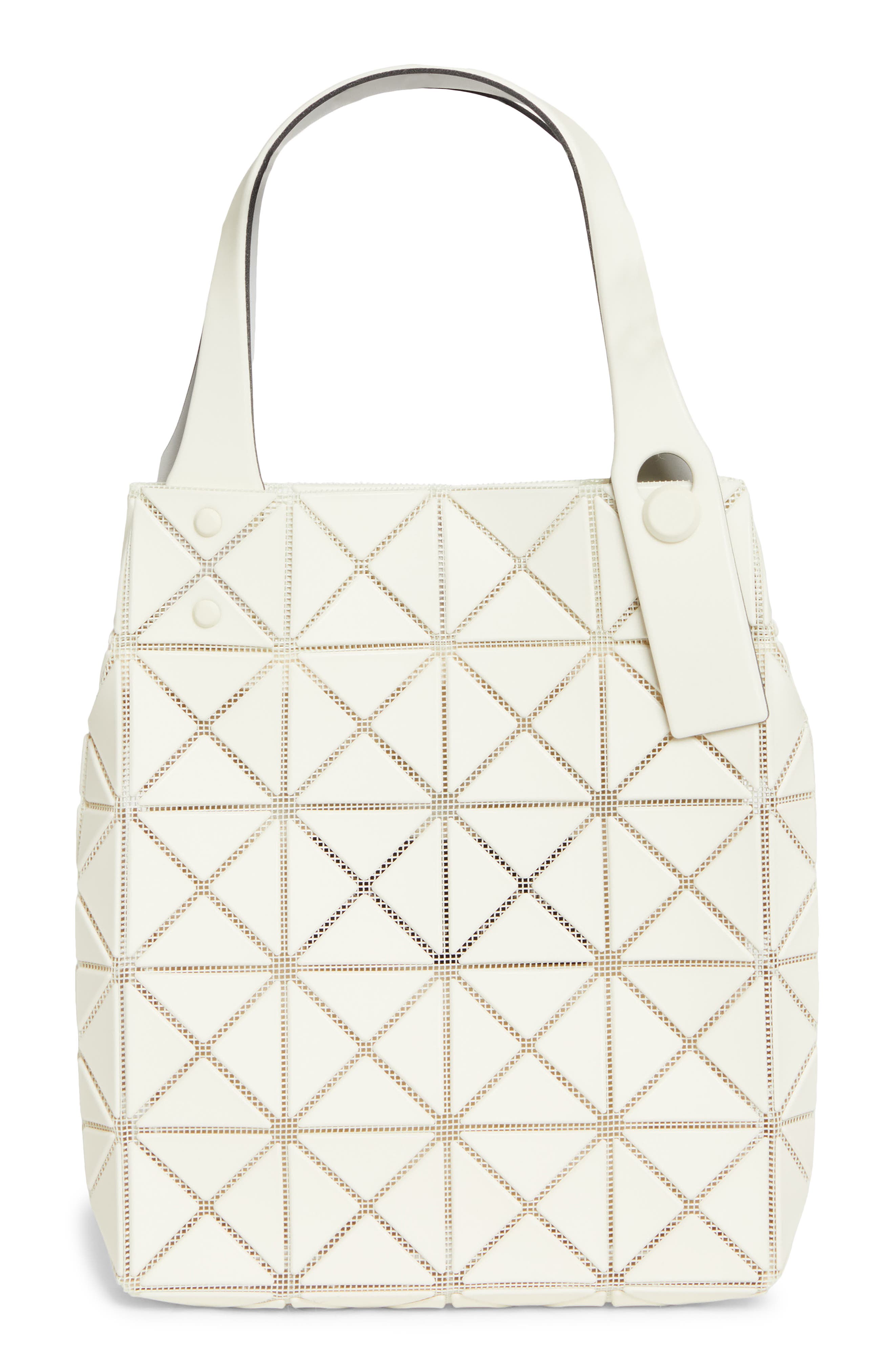 Bao Bao Issey Miyake Prism Plus Tote, Main, color, Ivory