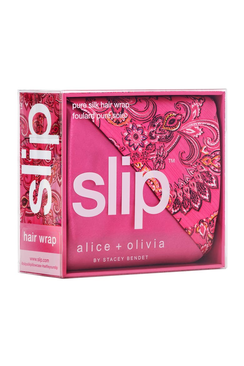 x Alice + Olivia Silk Hair Wrap, Alternate, color, SPRING TIME