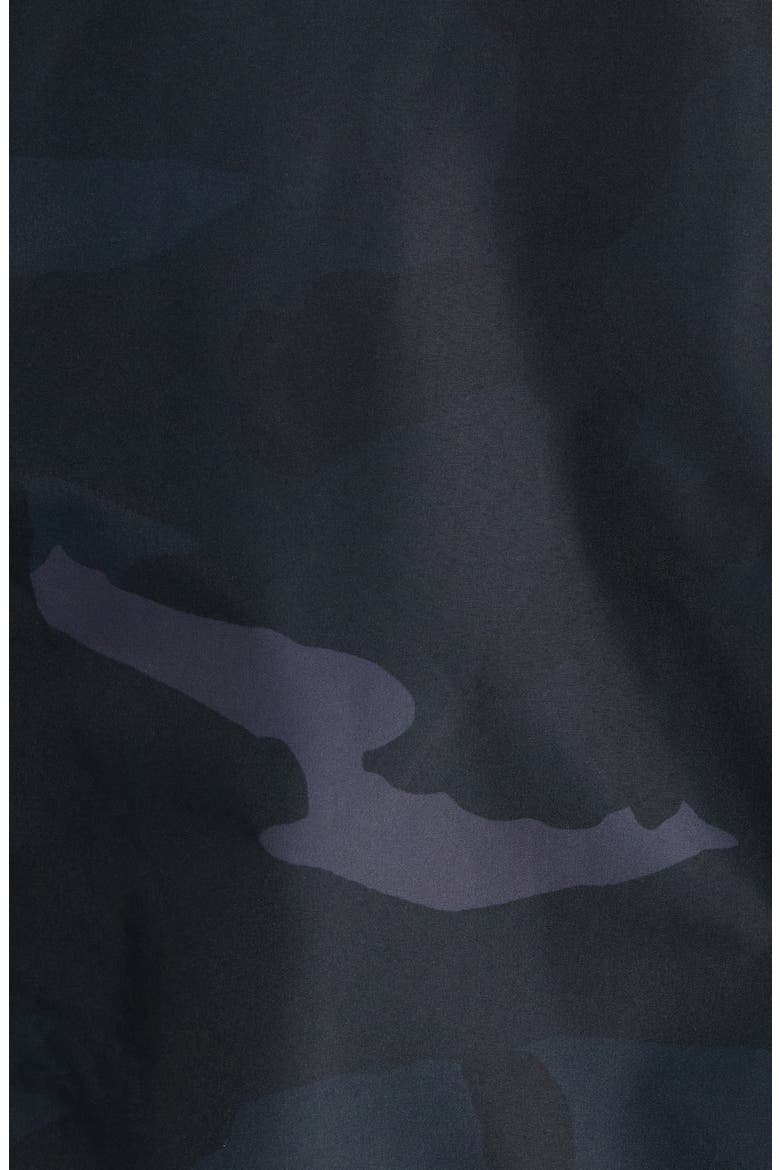 Hooded Rib Flight Jacket, Alternate, color, BLACK WOODLAND CAMO