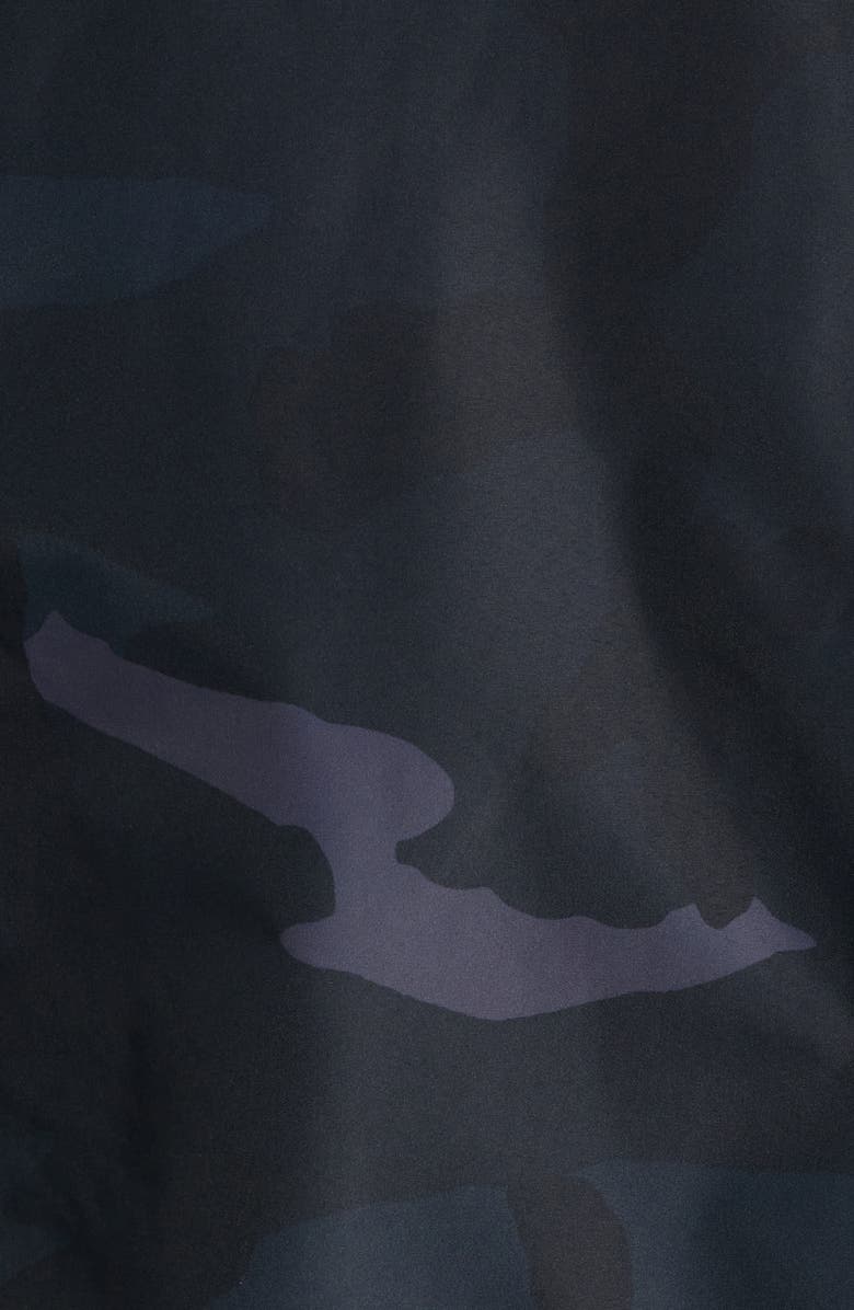 Alpha Industries Hooded Rib Flight Jacket, Alternate, color, Black Woodland Camo