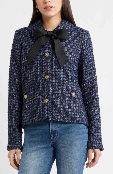 Tweed Bow Jacket