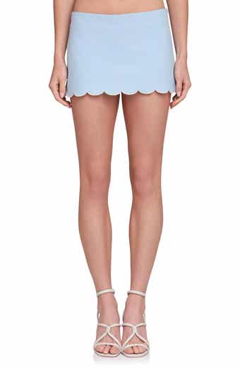 Scallop Edge Miniskirt