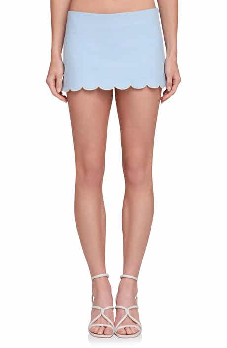 Scallop Edge Miniskirt