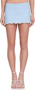 Avec Les Filles Scallop Edge Miniskirt