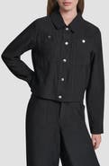 DKNY Twill Trucker Jacket
