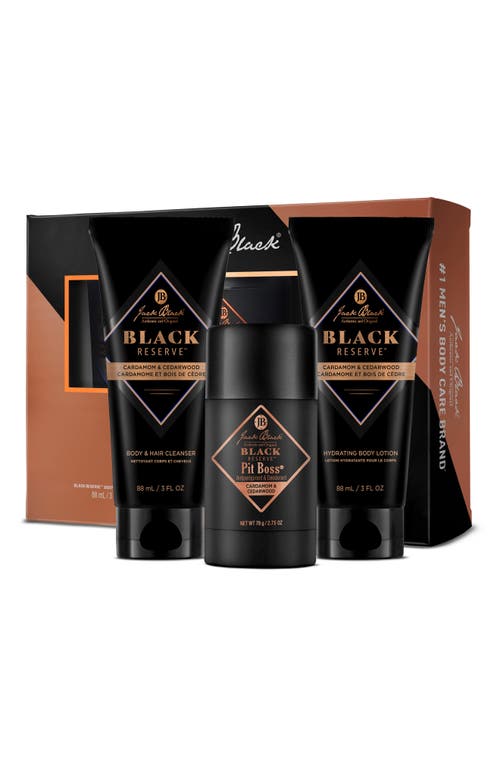 Jack Black Black Reserve Body Collection $48 Value