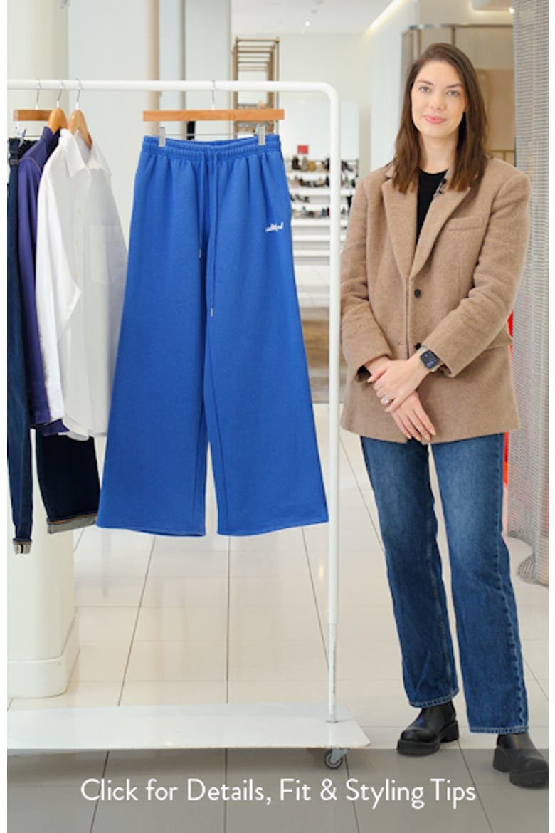Breanna Low Rise Wide Leg Sweatpants video