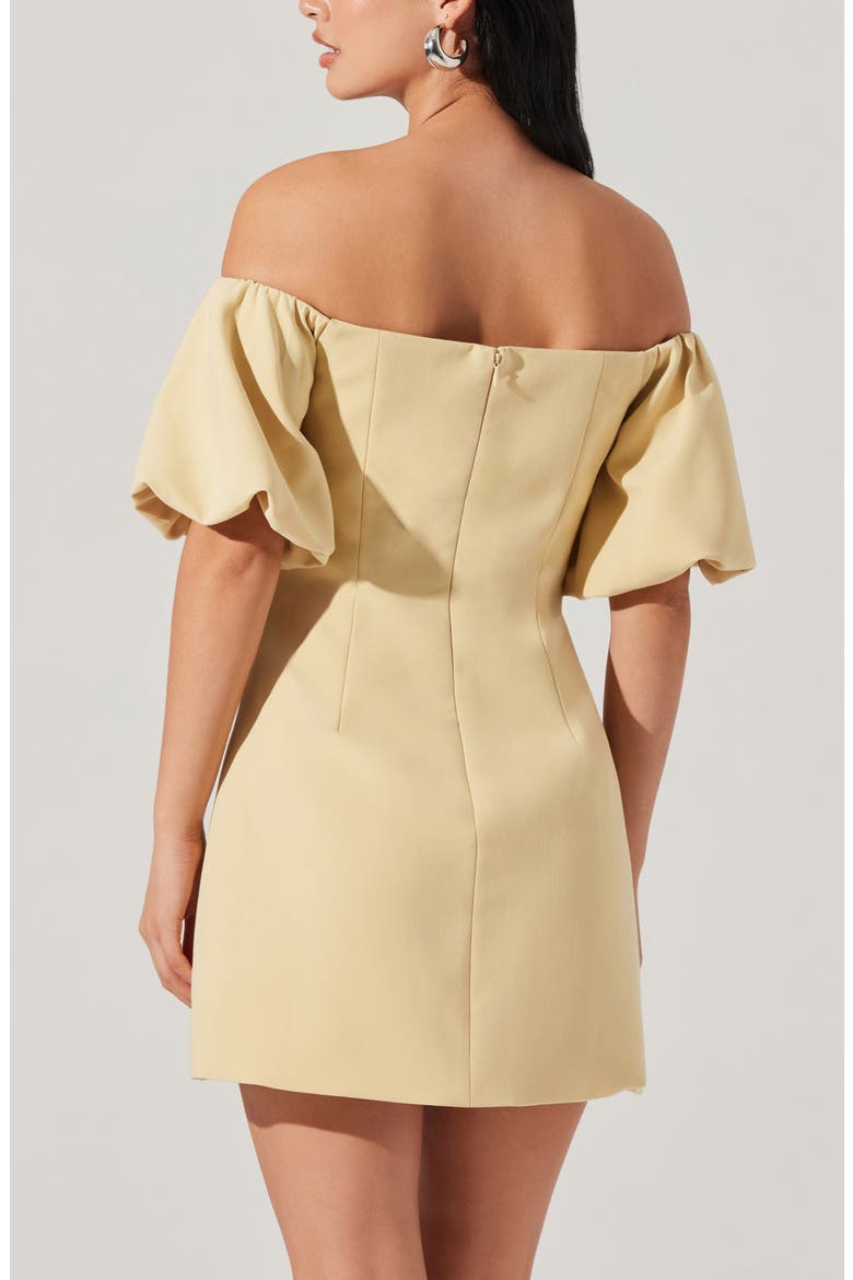 Biviana Strapless Minidress, Alternate, color, BUTTER YELLOW