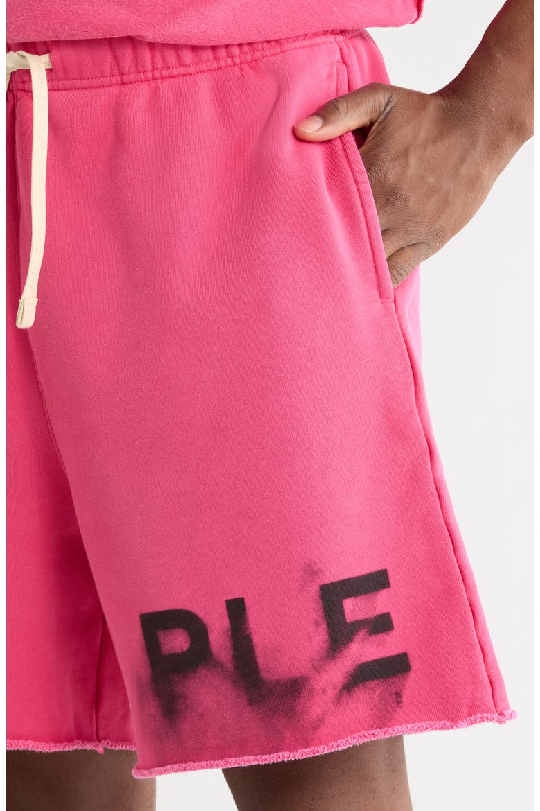 Cotton Fleece Sweat Shorts, Alternate, color, PINK