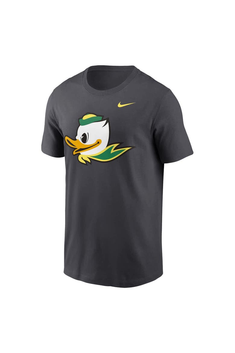 Men's Nike Anthracite Oregon Ducks Primetime Alternate Logo T-Shirt, Alternate, color, Anthracite