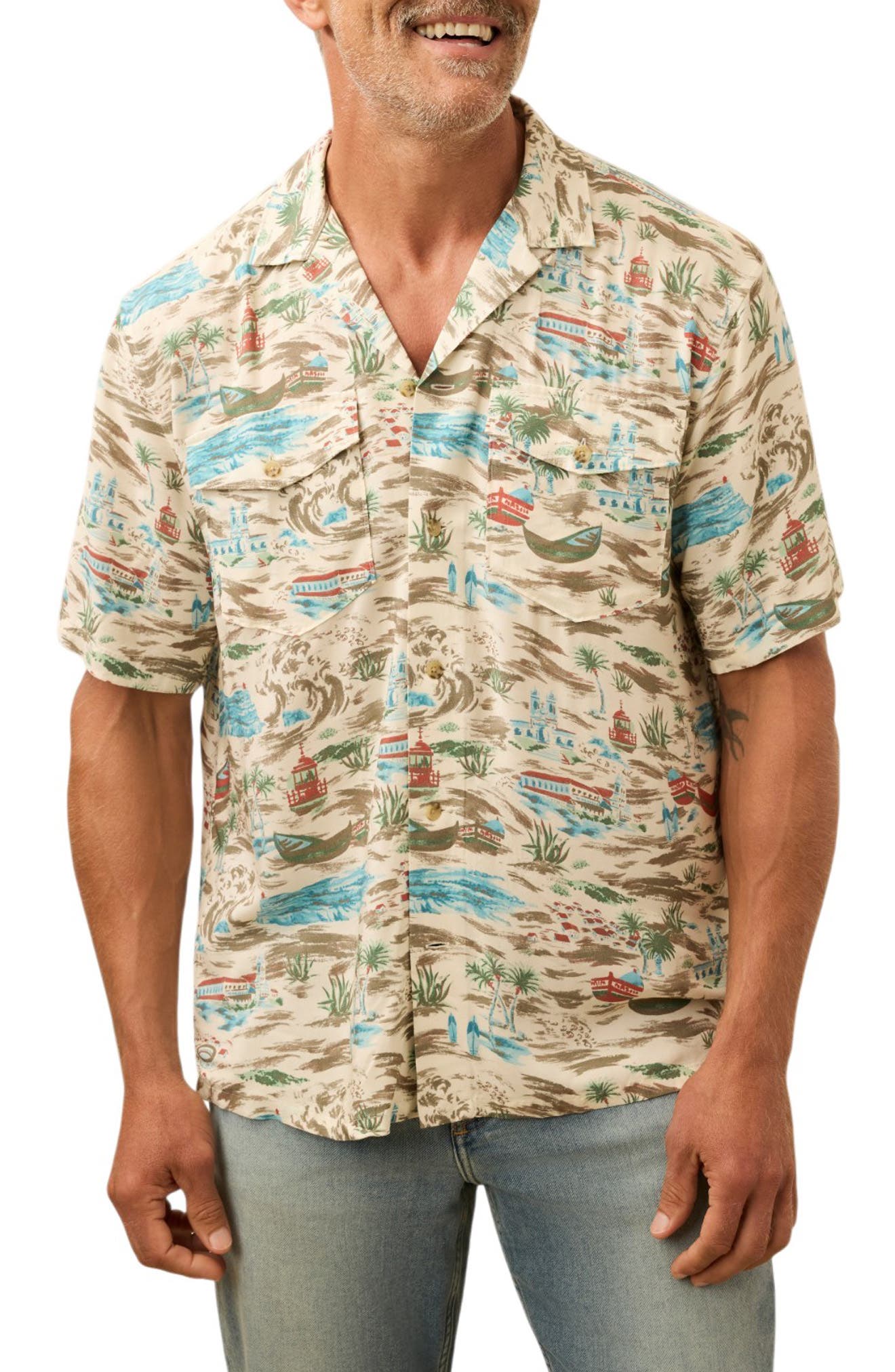 Faherty Bali Camp Shirt