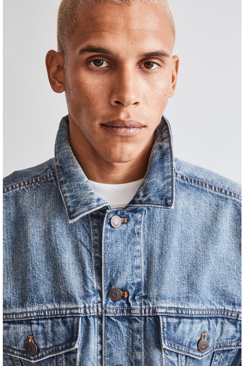 Classic Denim Jacket, Alternate, color, LINDEN WASH