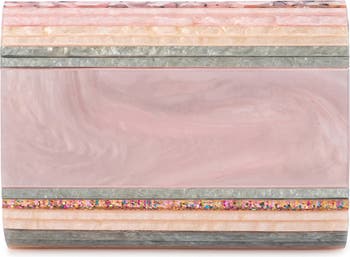 Tacer Acrylic Foldover Clutch