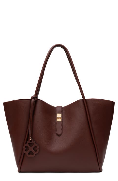 Faux Leather Tote