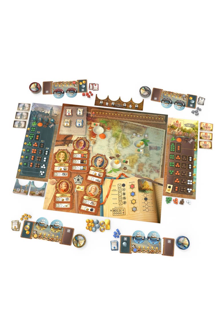 East India Companies Strategy Board Game, Alternate, color, Multicolored