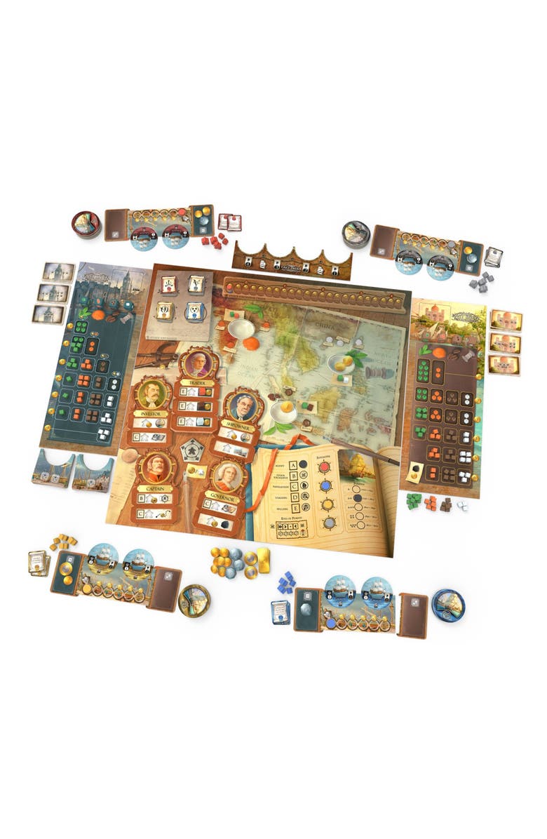 R & R Games East India Companies Strategy Board Game, Alternate, color, Multicolored