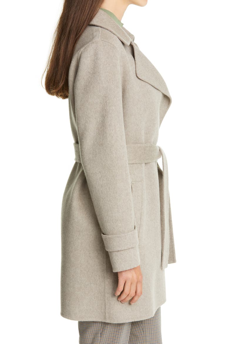 Oaklane Wool & Cashmere Trench Coat, Alternate, color, TAUPE GREY