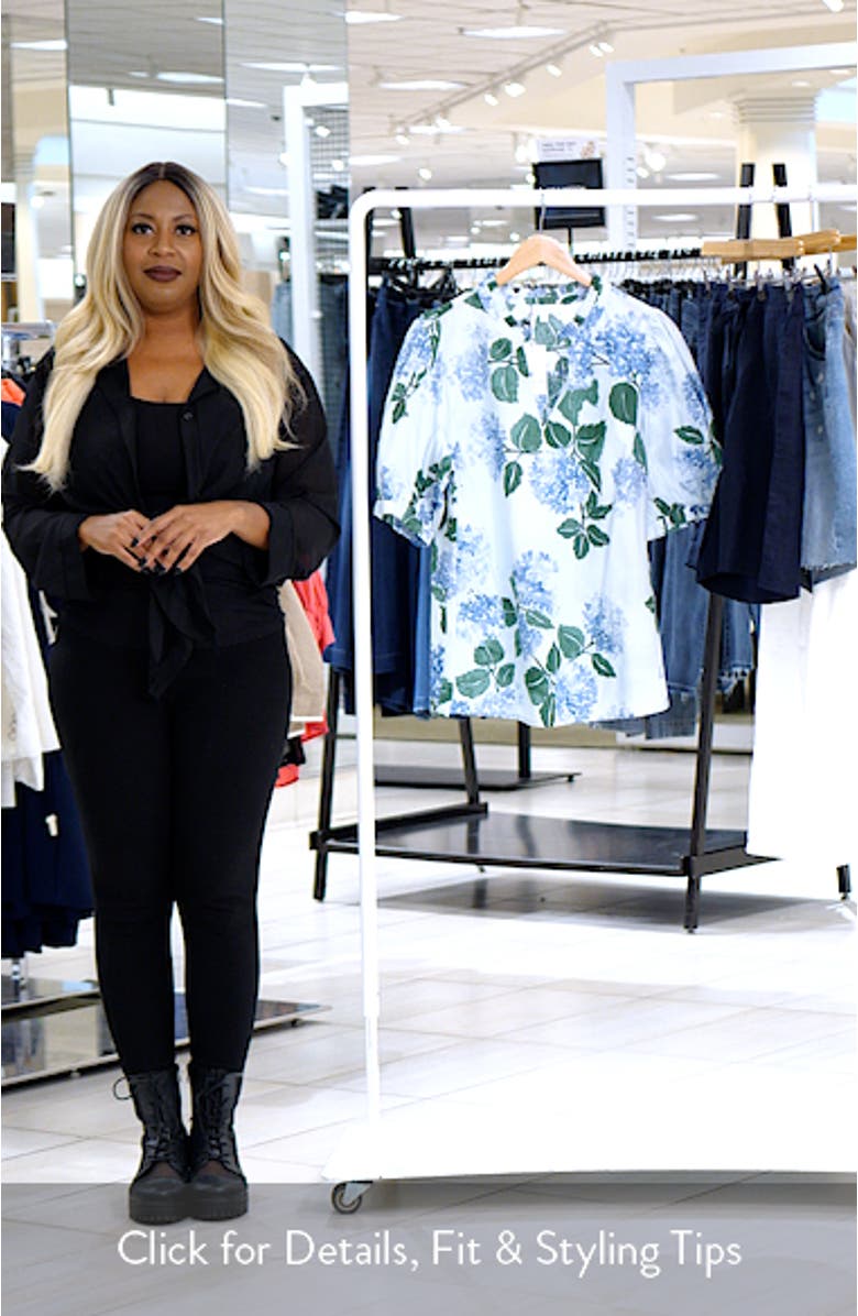 Terri Floral Puff Sleeve Top, sales video thumbnail