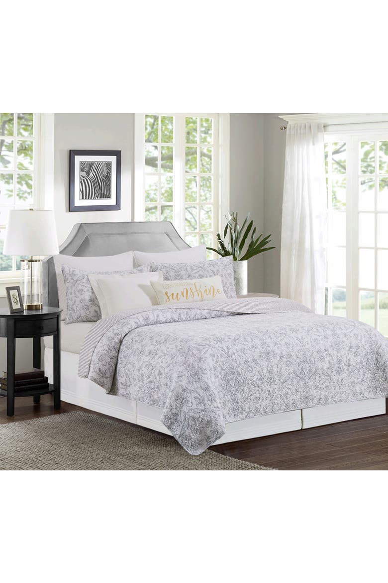 Callahan Songbirds Quilt Bedding Collection, Main, color, Purple