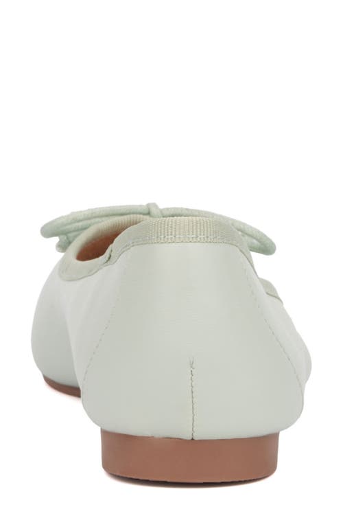 New York And Company Paulina Ballet Flat In Dusty Mint