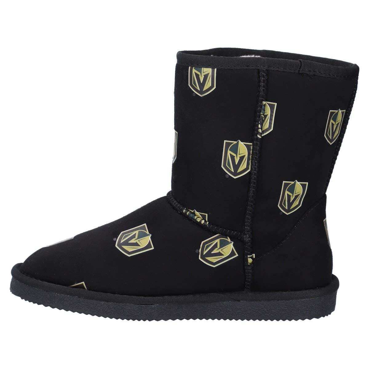 CUCE Women's Cuce Black Vegas Golden Knights Allover Logo Boots, Alternate, color, 