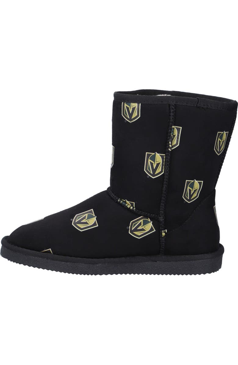 CUCE Women's Cuce Black Vegas Golden Knights Allover Logo Boots, Alternate, color,
