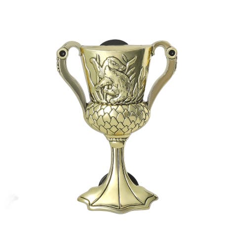 Harry Potter Hufflepuff's Cup Pin, Oxidized Gold-tone Plating