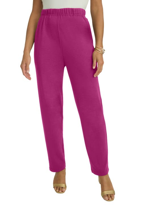 Jessica London Soft Ease Pant In Pink