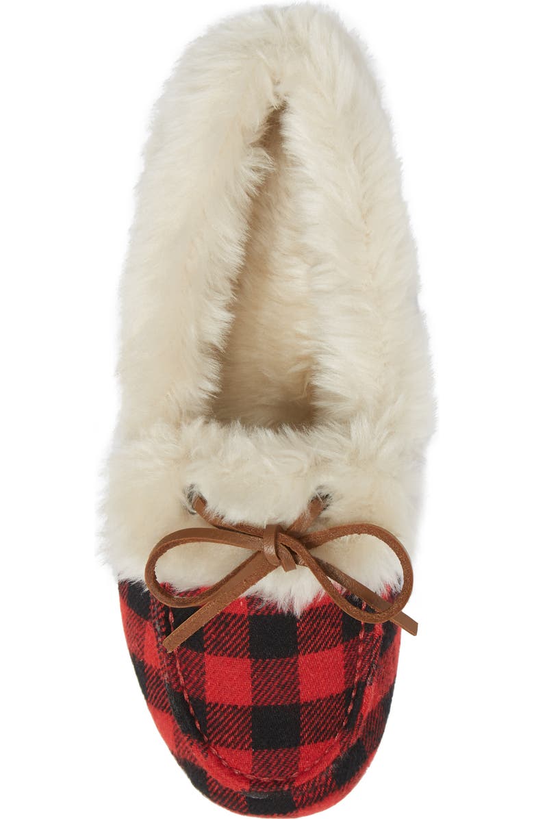 VIONIC WITH ORTHAHEEL Vionic Juniper Faux Fur Slipper, Alternate, color,