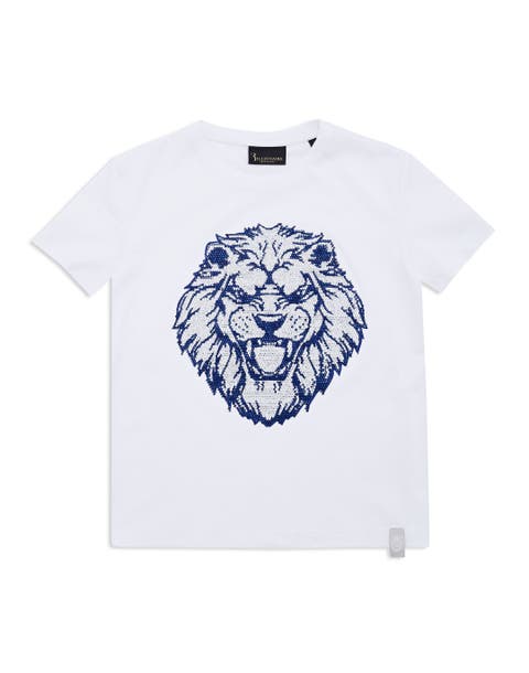 T-shirt Round Neck Ss Lion Boy
