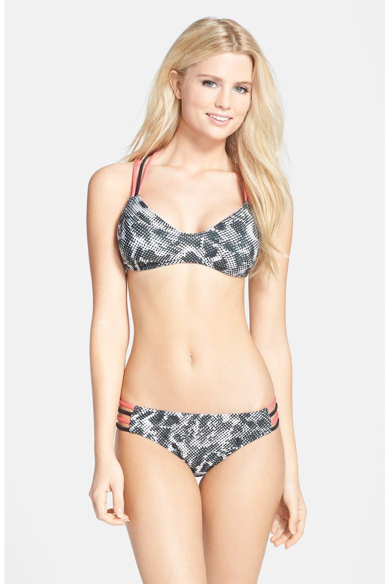 BCA 'Static Electricity' Print Bikini Top, Alternate, color, BLACK MULTI