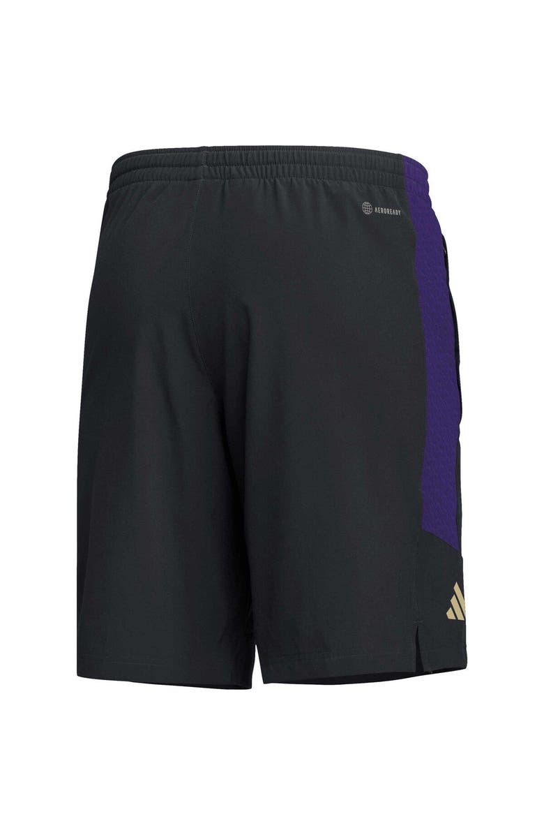 adidas Men's adidas Black Washington Huskies AEROREADY Shorts, Alternate, color,