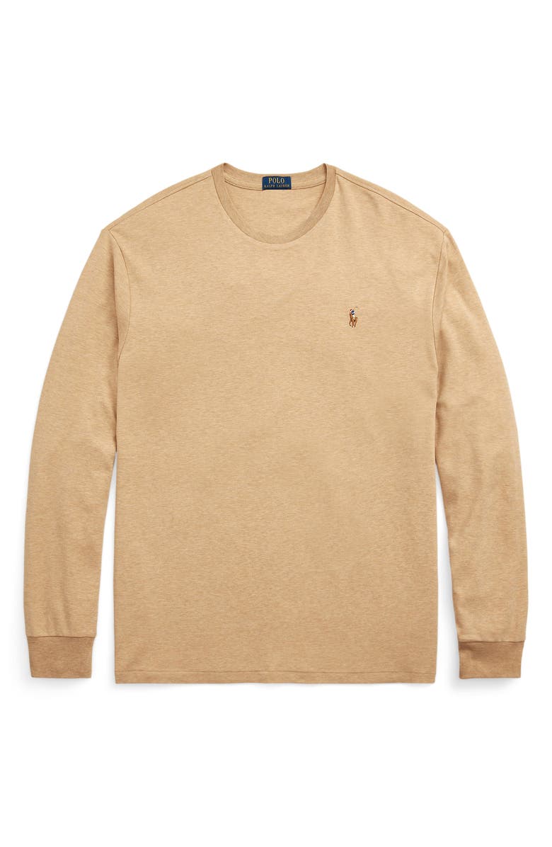 Polo Ralph Lauren Soft Touch Long Sleeve Cotton T-Shirt, Alternate, color,