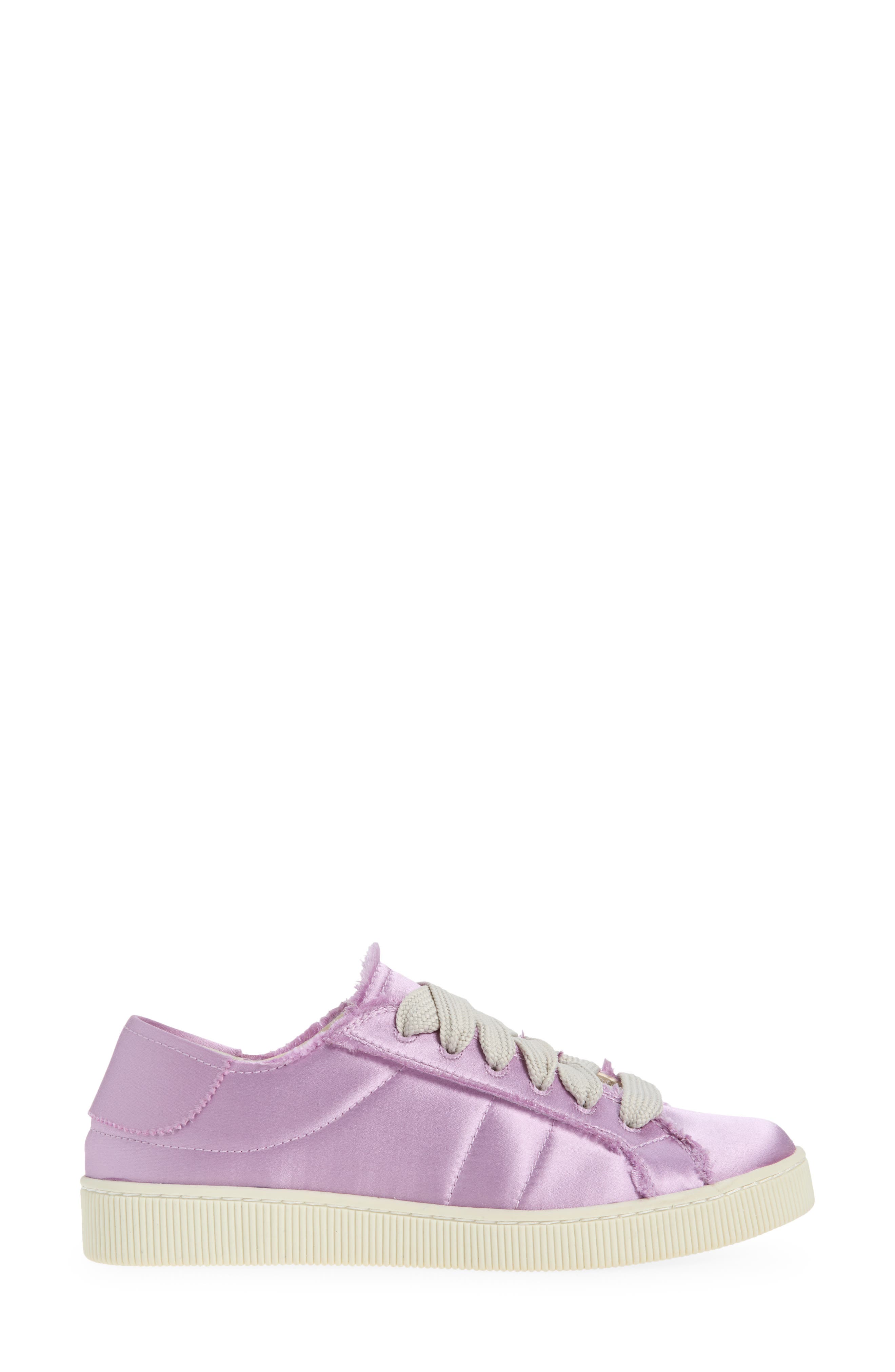 Pedro Garcia Persy Satin Lace-Up Sneaker, Alternate, color, Lilac