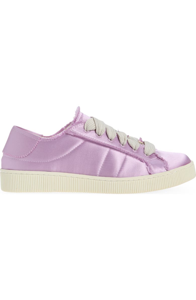 Pedro Garcia Persy Satin Lace-Up Sneaker, Alternate, color, Lilac