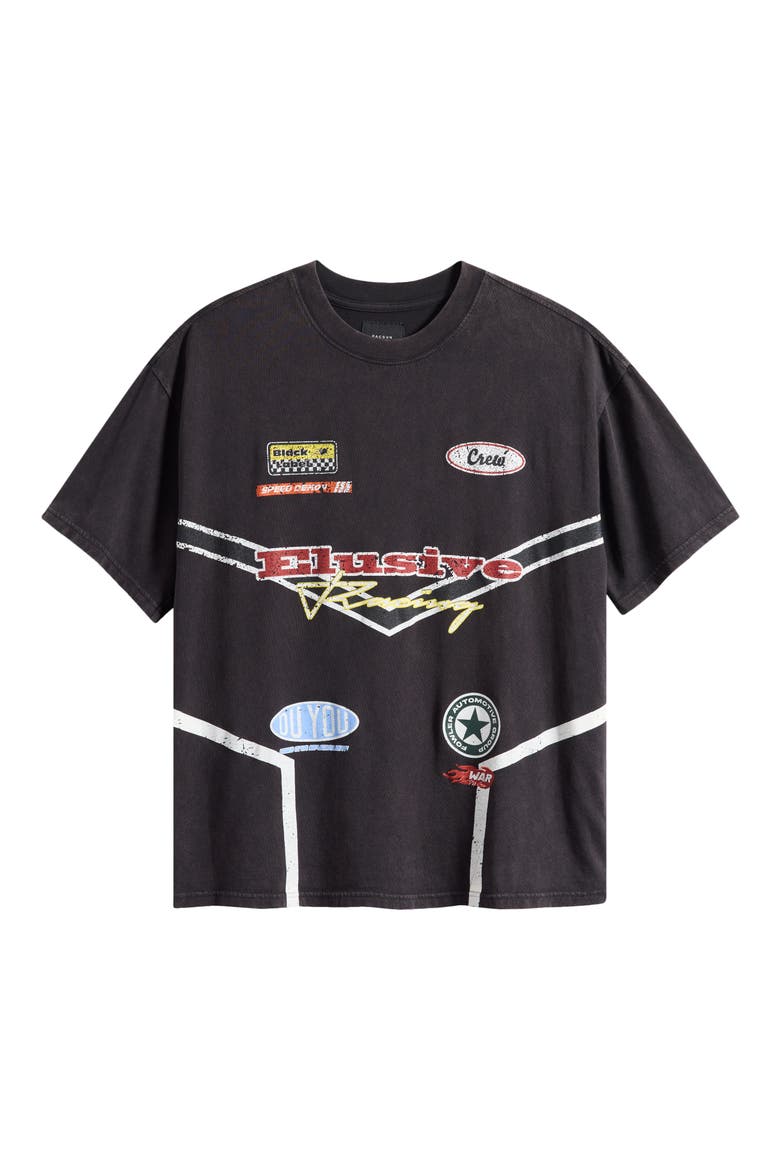 Elusive Cotton Graphic T-Shirt, Alternate, color, BLACK