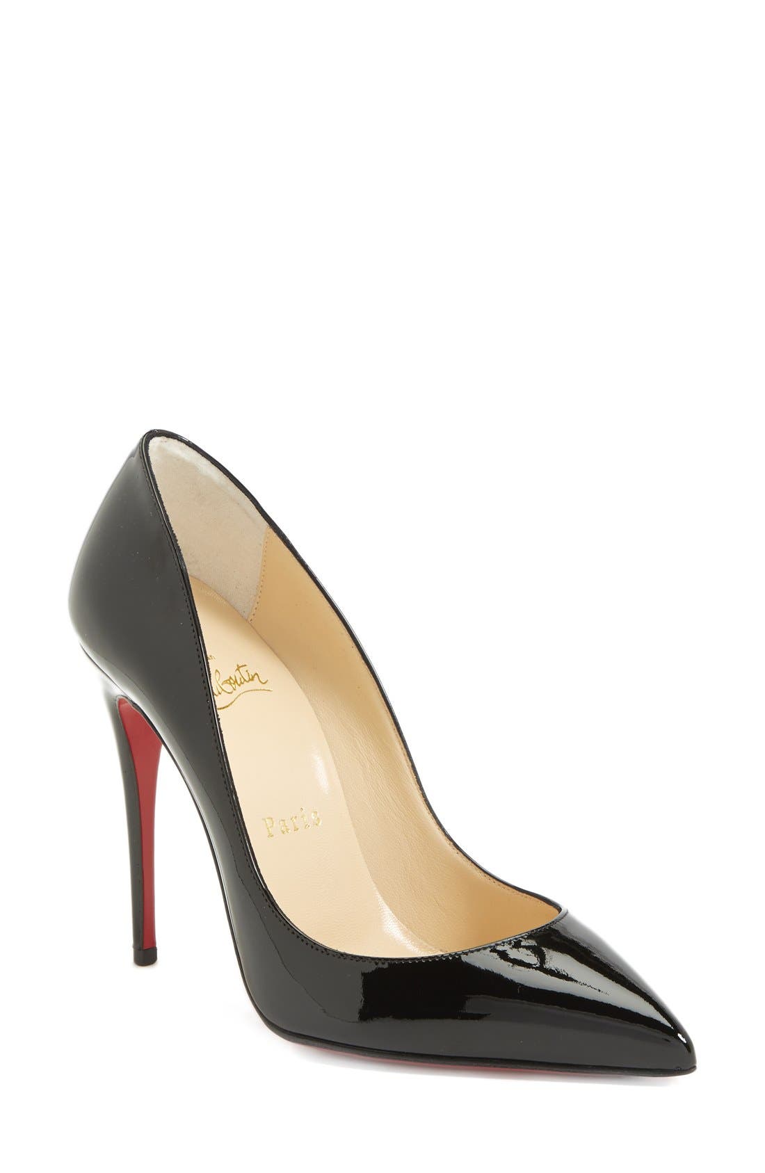 Christian Louboutin 'Pigalle Follies' Pointy Toe Pump, Main, color, 