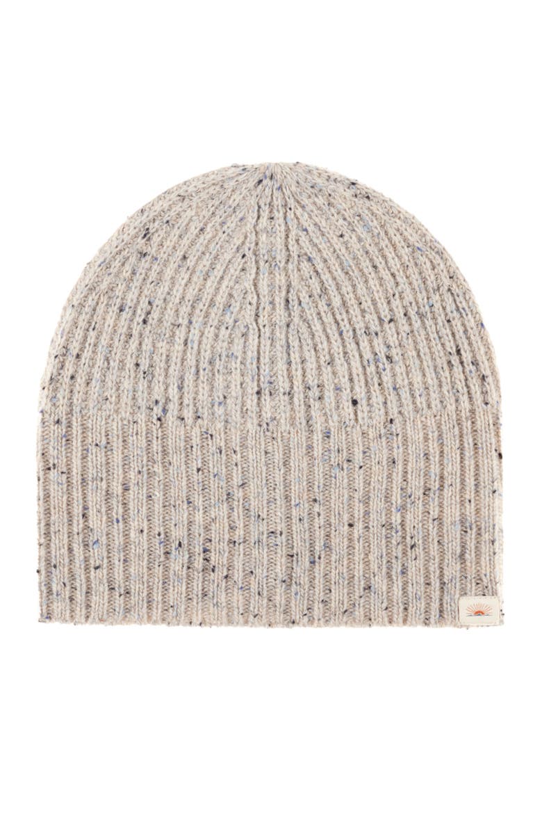 Faherty Cabin Nep Beanie, Main, color, Oatmeal