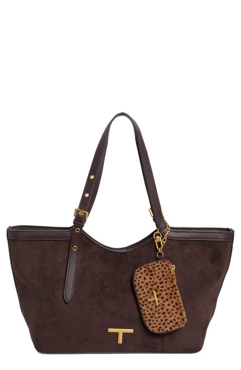 Amelie Faux Leather Bucket Tote